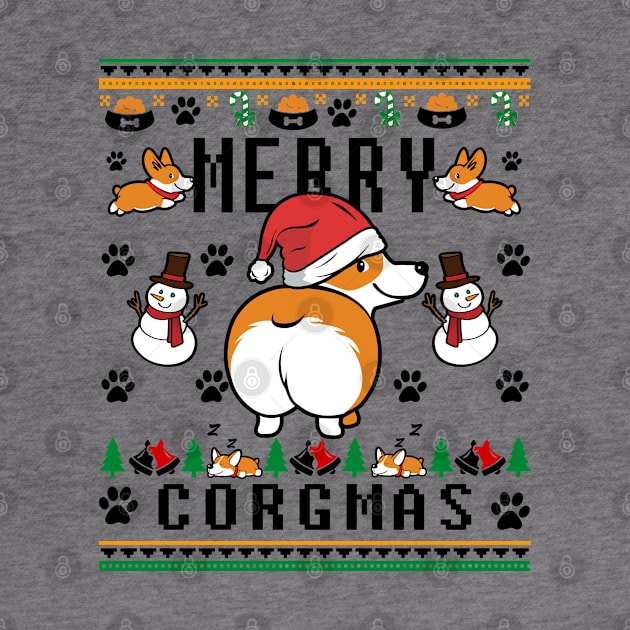 Corgis For Everybody Christmas Sweater by KsuAnn